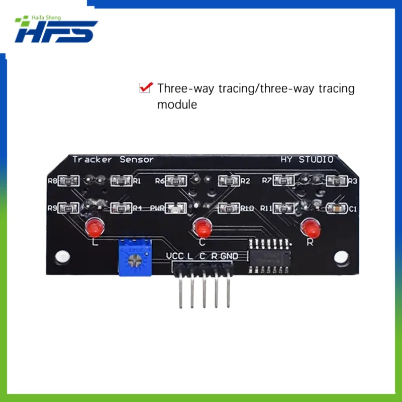 Modulo Sensore Tracker Linea Infrarossi Dc 5V 3 Canali Uscita Rilevatore Trio Sensore Tcrt5000 Distanza 10Mm Per Kit Robot Avr/Arm/Pic