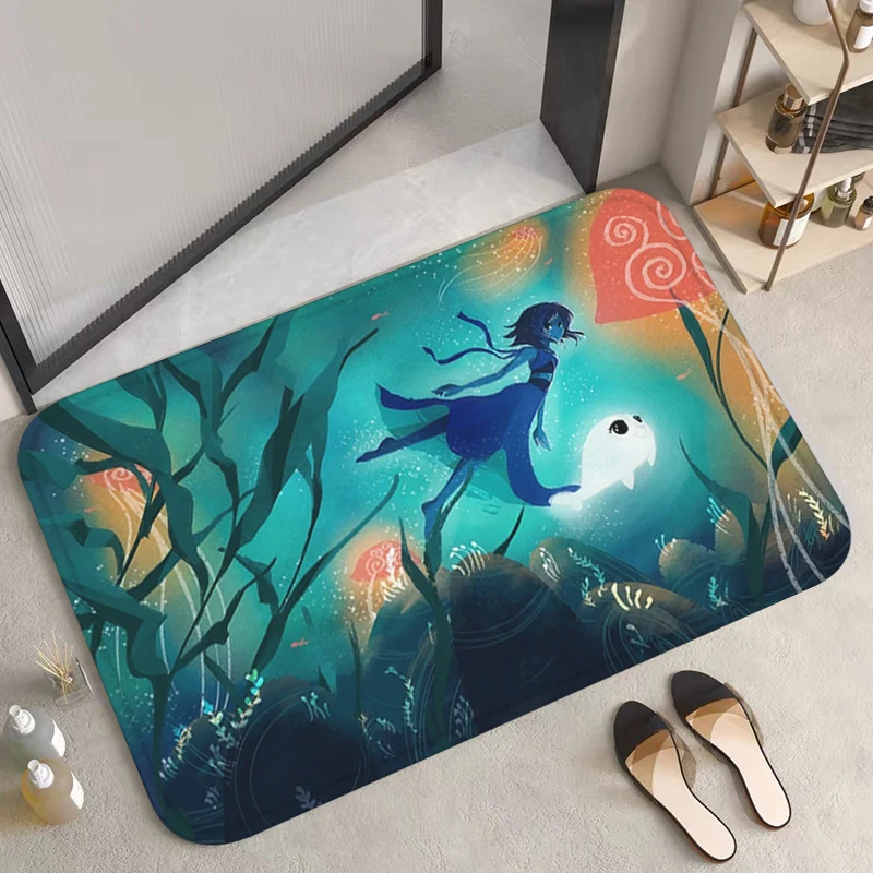 

Anime Carpet Song of the sea Living Room Carpet Children's Room Cute Carpet Non slip Bathroom Door Mat Kitchen Carpet