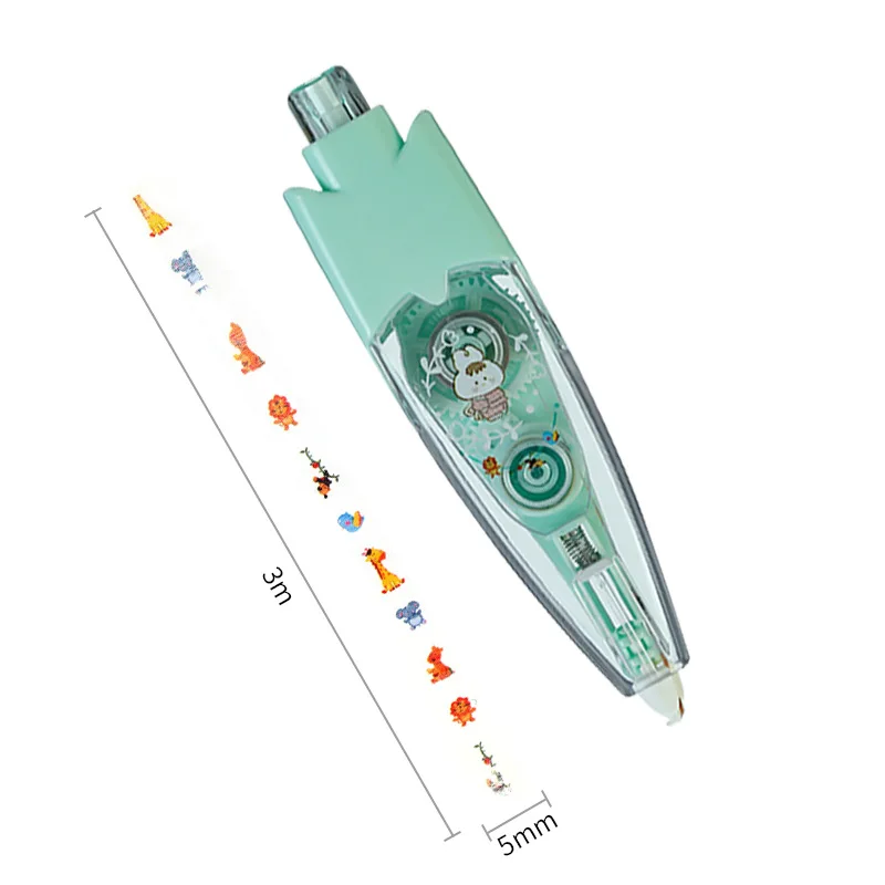 Correction Tape 1pc Cartoon Correction Tape Kawaii For Students DIY Decor Scrapbook Journal Underline Important Points Pens