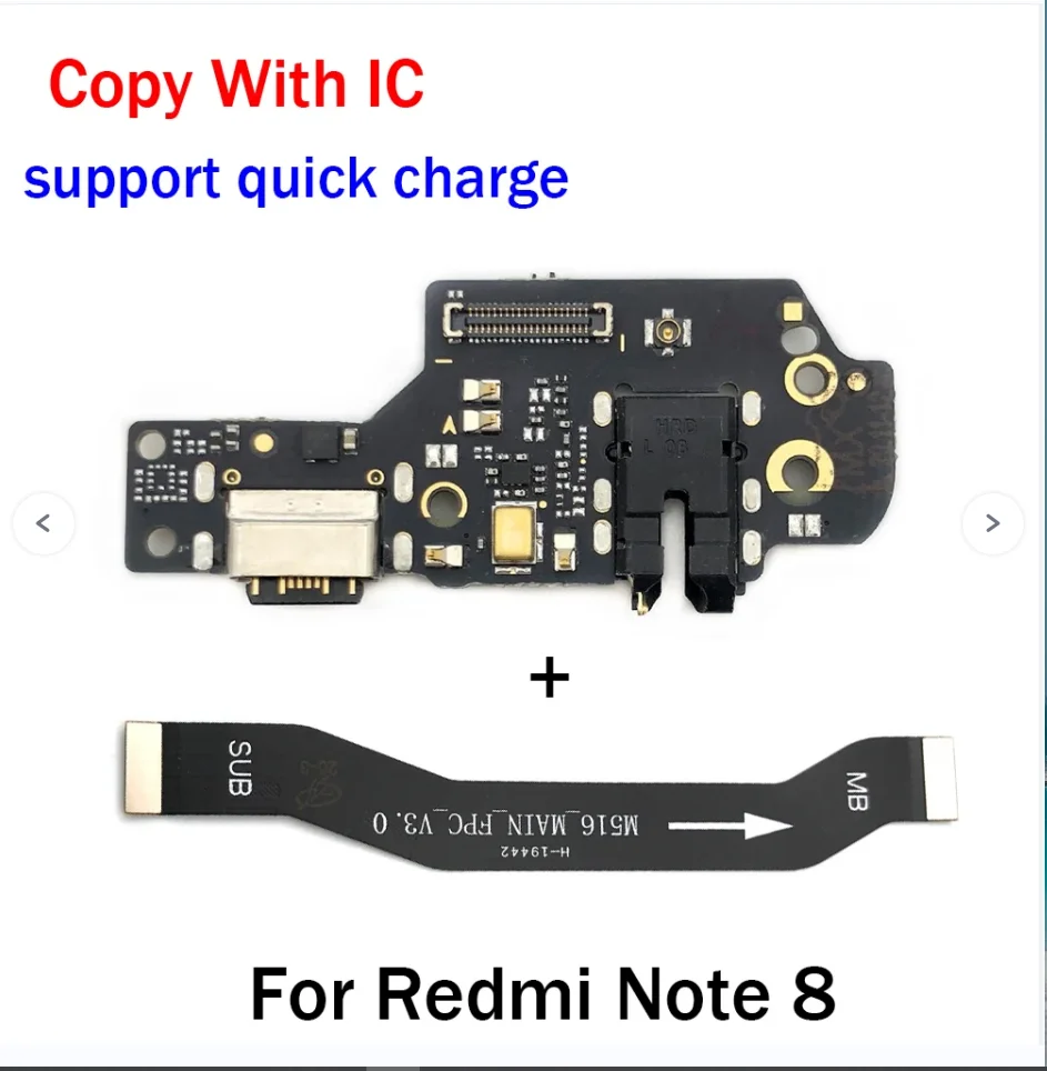 Câble flexible de carte mère principale pour Xiaomi Redmi Note 11S 5G 11 Pro Note 10 Pro Connecteur de carte mère principale Écran LCD Câble flexible
