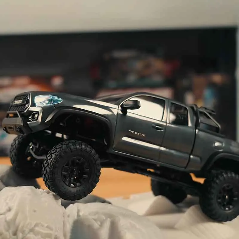 FMS FCX24 타코마 1/24 RC 크롤러 4x4 RC 트럭 크롤러 원격 조종 등반 오프로드 자동차 RTR RC 자동차 성인용 장난감 선물