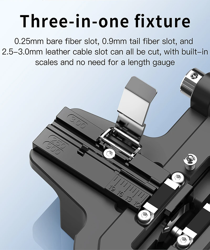 VD-50 Fiber Cleaver High Precision Optical Fiber Cutter FTTH Tool One-step Fiber