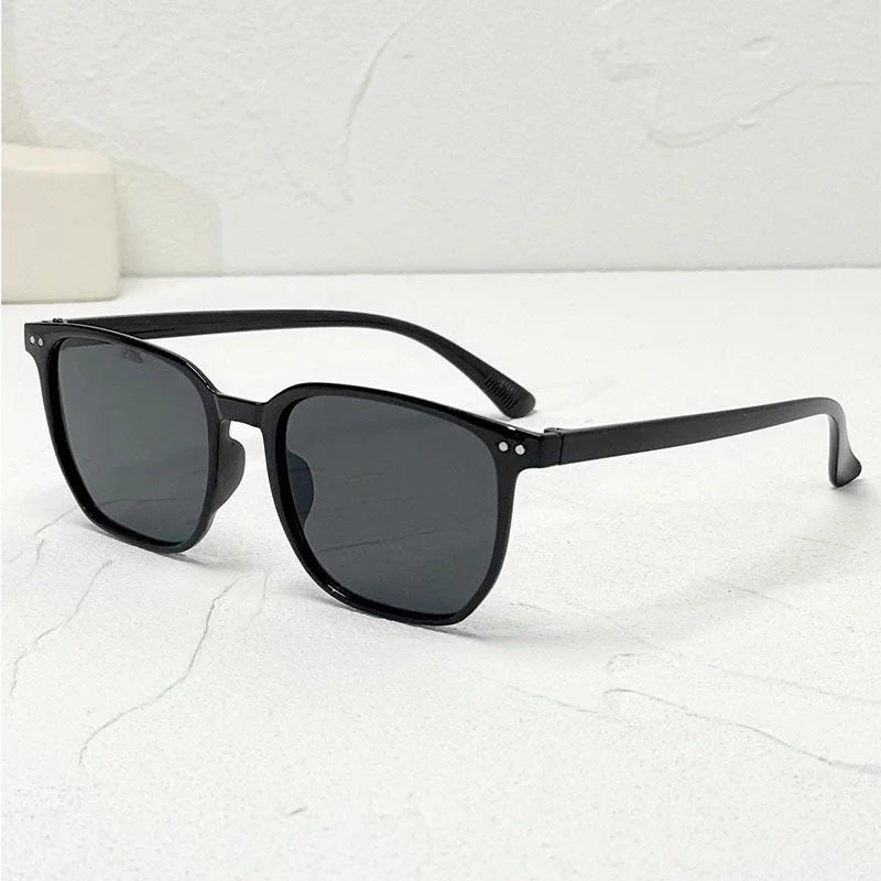 KLASSNUM Trend Farbe Objektiv Sonnenbrille Mann Schlank Quadrat Sonnenbrille Männer Anti Uv400 Gelb Blau Braun Okular Marke Designer Shades – Detail 9