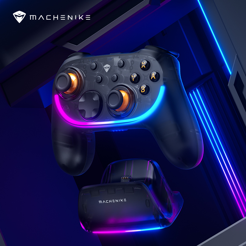  MACHENIKE S3 Wireless Gaming Controller 1000Hz Polling Rate Hall Effect Joysticks Gamepad for Nintendo Switch Android iOS Steam 