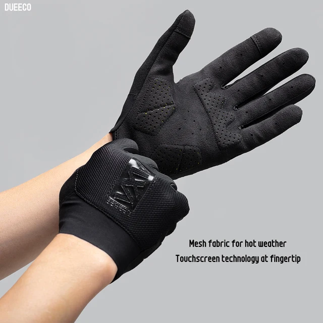 Mountain Bike Gloves For Men Knuckle Cycling Gloves Breathable Touch Screen For