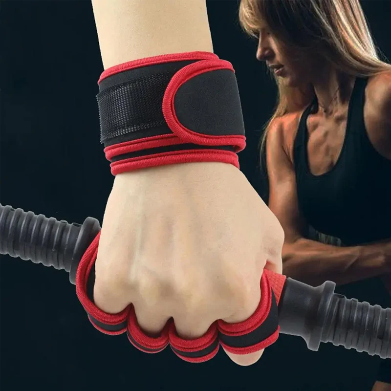 Wrist False Closure Protective Gloves for Men And Women, Weight Training Gloves, Fitness, Sports, Cycling, Gym 2