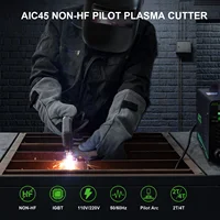 AIXZ AIC45 Plasma Cutter Non-Touch Pilot ARC 45Amps DC Air Plasma Cutting Machine 220V Digital Plasma Cutter Clean Cut 16mm 2