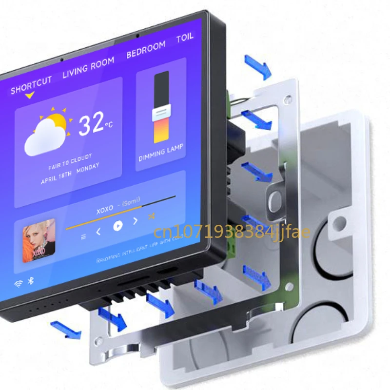 

Monitor de pantalla táctil lcd ESP32, pantalla de fábrica original de 86 cajas, IPS, 4 pulgadas, cuadrada, 3,95 pulgadas,