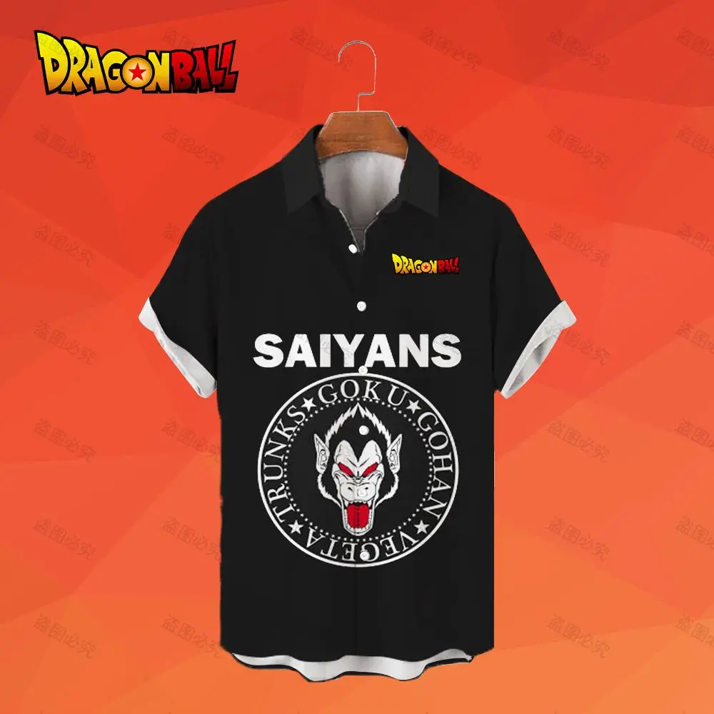 

Men's Shirts Dragon Ball Z Vegeta Cool Beach Style Shirts and Blouses Goku Harajuku 2023 Hawaiian Shirt Streetwear Y2k Fashion