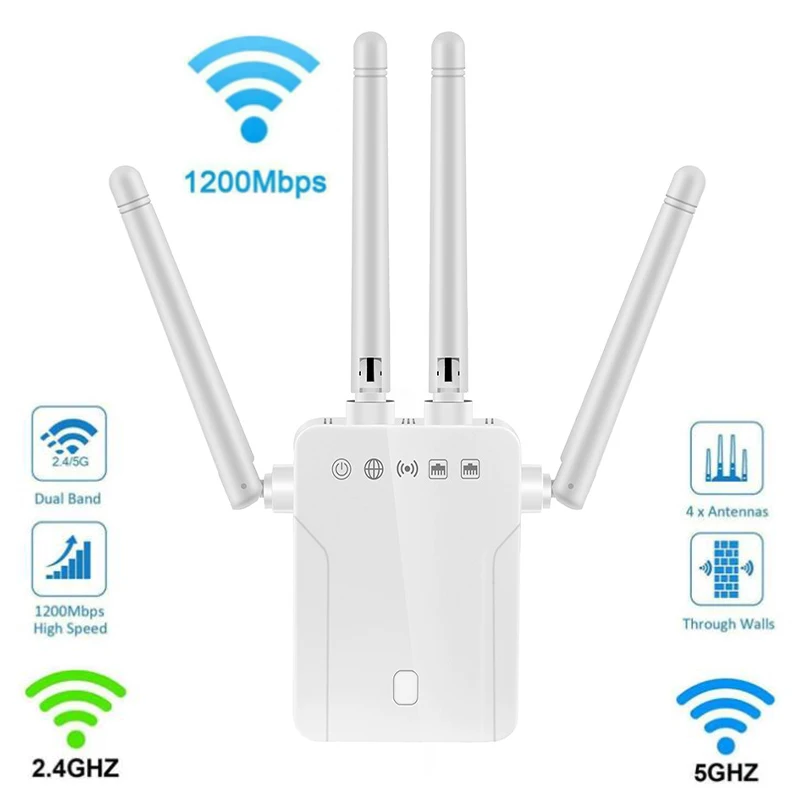 Dual Band Repeater 2.4ghz 5ghz Wifi Router  Wifi Repeater 5g Amplifier -  5ghz - Aliexpress