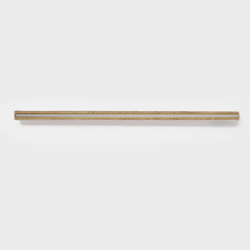 Long Strip Natural Stone Wall Lamp Modern Bedroom Living Room Decoration Corridor Wall Sconce Yellow Travertine Lighting Fixture,led wall lamp,wall light