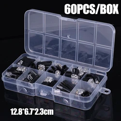 60 - Piece Automotive Electrical Connector Set - 2 - Pin Plug and Cable Terminal Kit (60pcs)