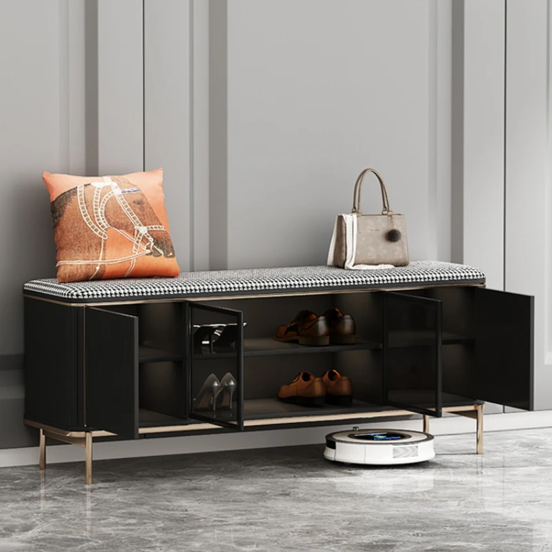 

Modern Shoe Cabinets Entryway Bench Luxury Organiser Shoe Rack Household Nordic Home Furniture