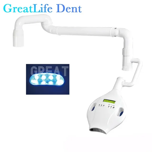GreatLife Dent 40W 8LED Dental Teeth Whitening Light For Dentist Professional Tooth Whitening Machine Bleaching Accelerator Unit