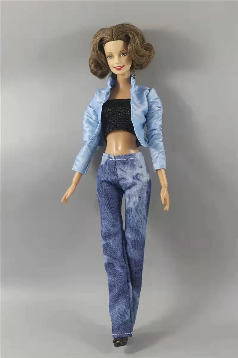 Details about   Fashion Doll Clothes For Barbie Dolls 11.5" Suspenders Trousers Outfits Shorts 