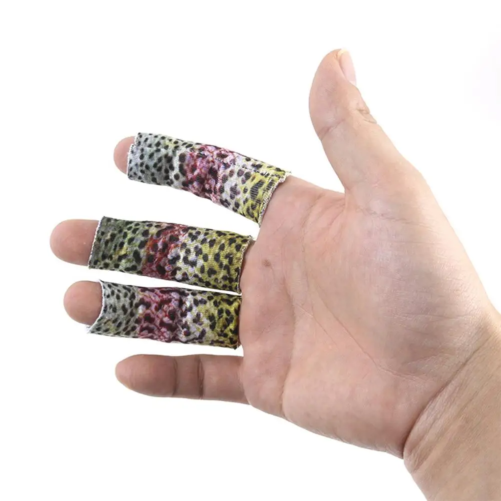 3Pcs Finger Anti-abrasion Covers Fly Fishing Line Stripping Guards Protective Tool Gear Accessories Skin Protector for Fingers
