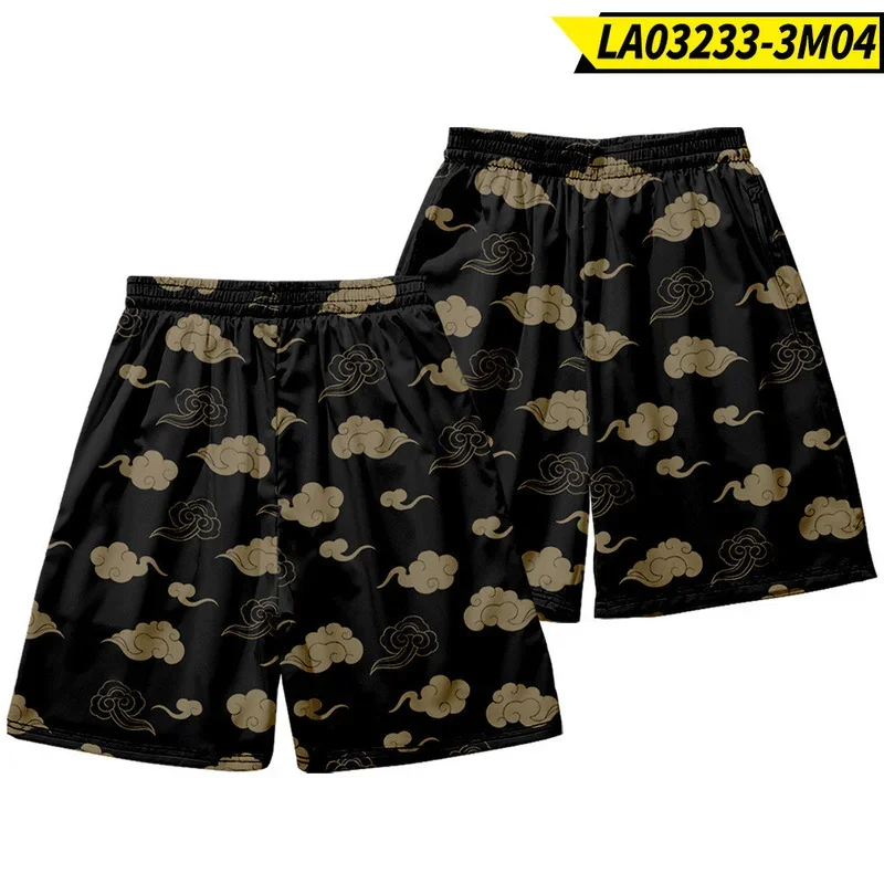 2024 Printed Shorts Loose Elastic Waist Shorts Letter Cartoon Sports and Leisure Loose Wild Student Was Thin High Waist Shorts