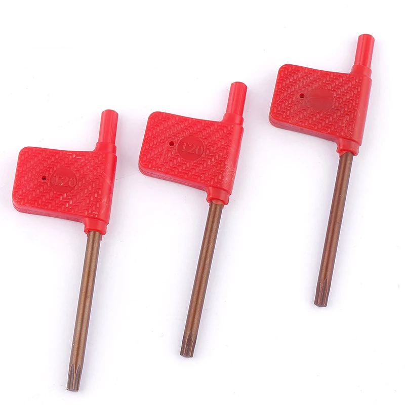 10pcs Six-Lobe Wrench Torx Keys T6 T8 T9 T10 T15 T20 CNC Lath Tools Holder CNC Machine Screw T Handles Flag Spanner Box