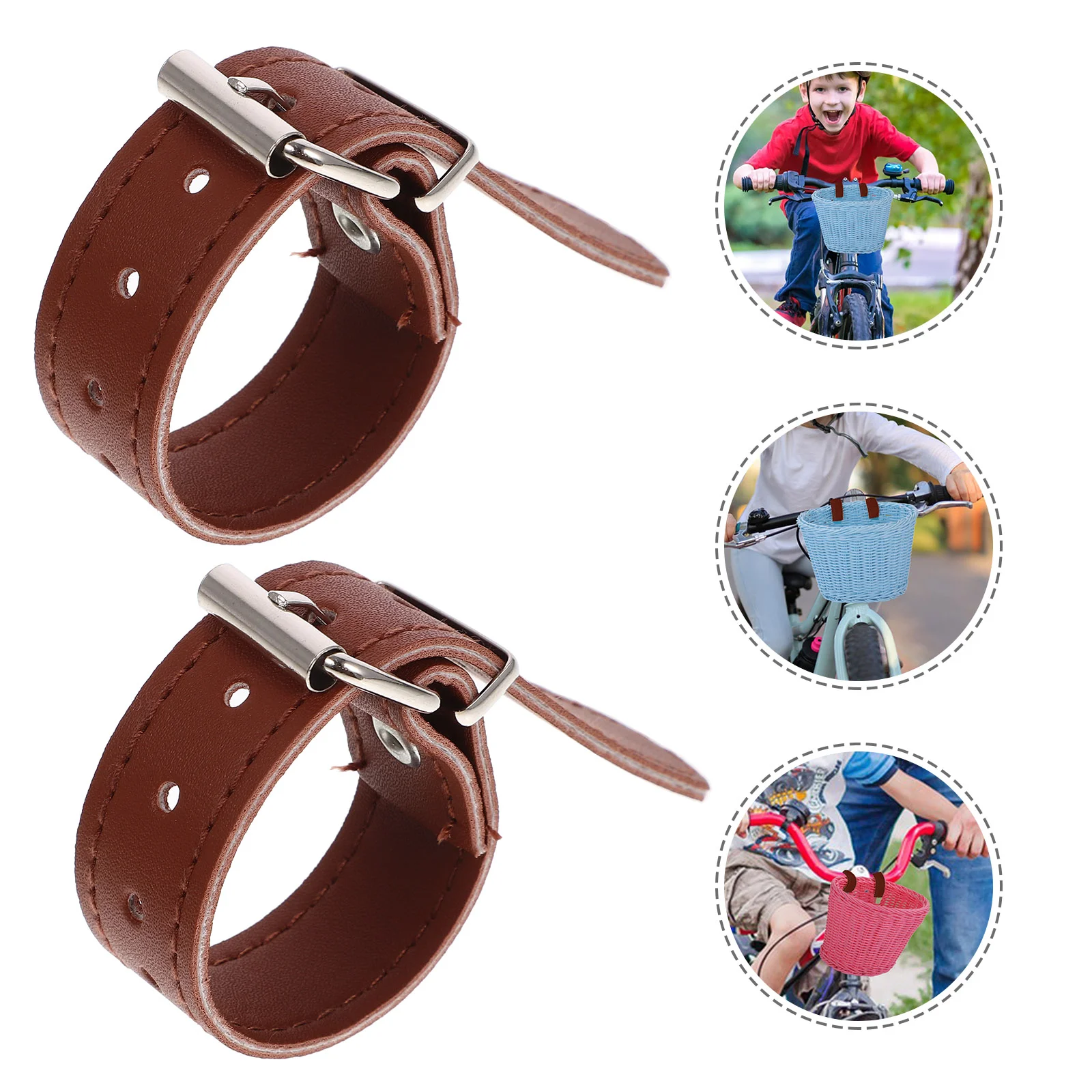 

Adjustable Basket Accessories Child Bike Container Belt Fastening Straps