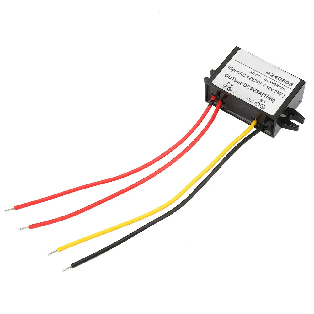 AC 12V 24V zu DC 5V Buck Converter Netzteil Konverter Netzteil Modul IP67 Wasserdicht Staubdicht 1A/2A/3A/5A – Detail 10