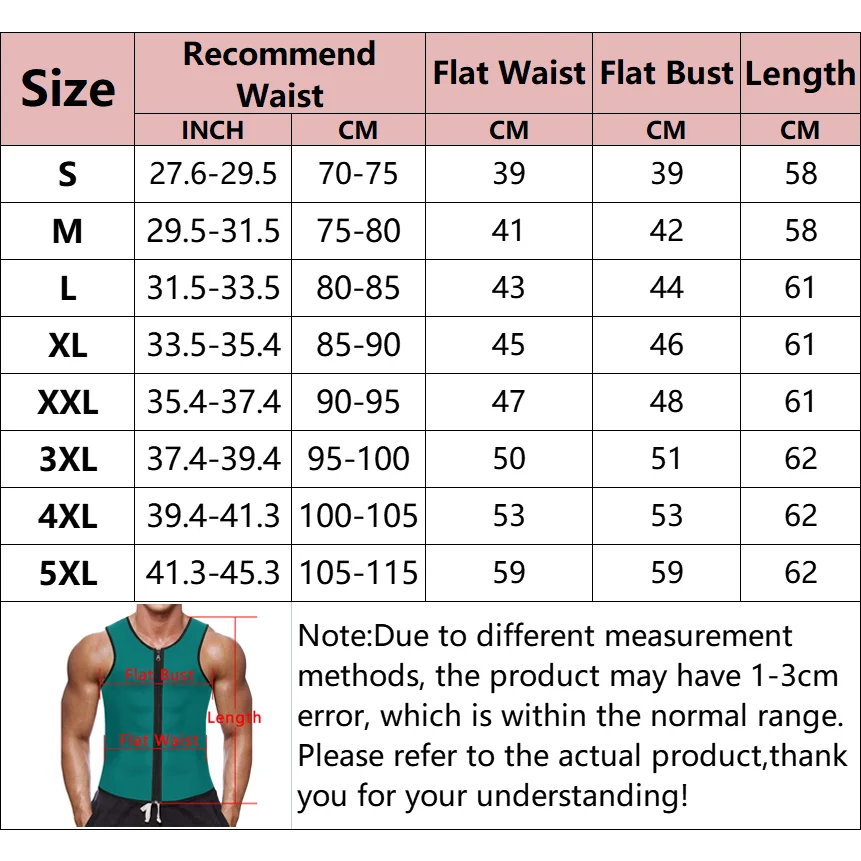 Men's Slimming Vest Sauna Sweat Body Shaper Workout Weight Loss Tank Tops Abdomen Control Waist Trainer Fat Burning Shapewear