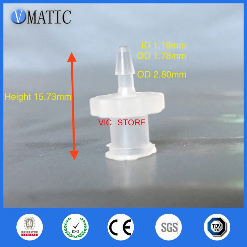 

High Quality 100Pcs/Lot 1/16 Inch Barb Female Luer Tapered Syringe Fitting (Polyprop) Luer Lock Tapered Connector