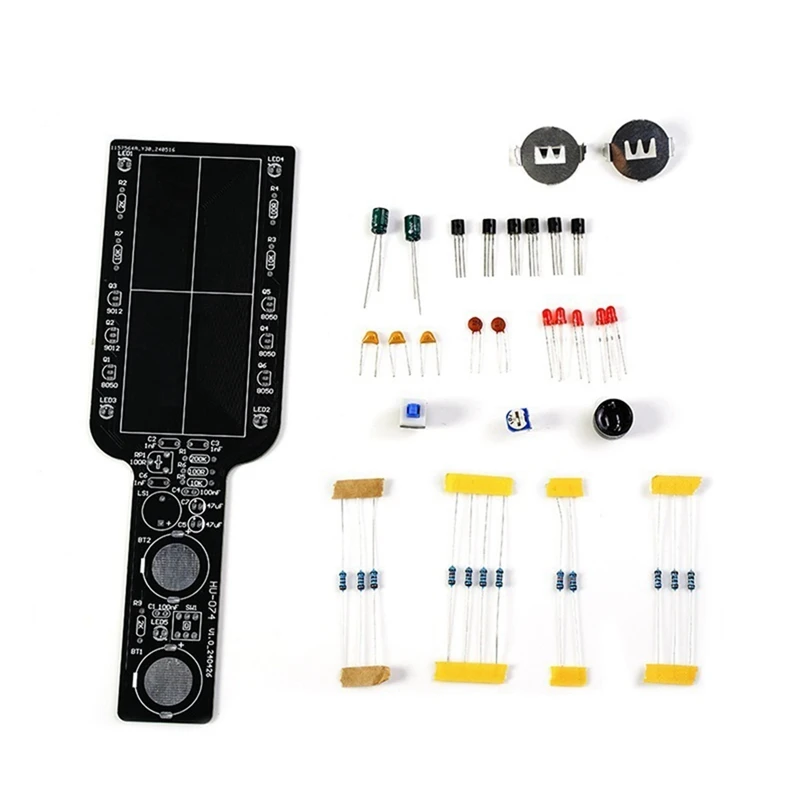 FUFU DIY Metal Detector Electronic DIY Kit Simple Metal Locator Loose Parts Set Circuit Board Making Soldering Practice Kit
