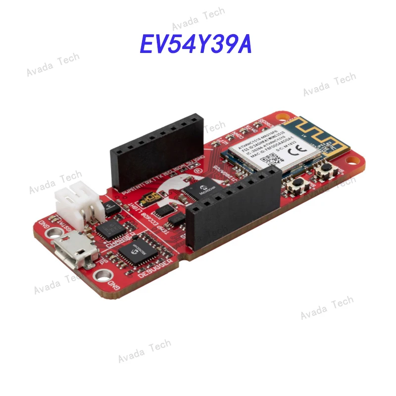

Avada Tech EV54Y39A Kit, PIC-IOT WA development board, 16 bit PIC24 microcontroller