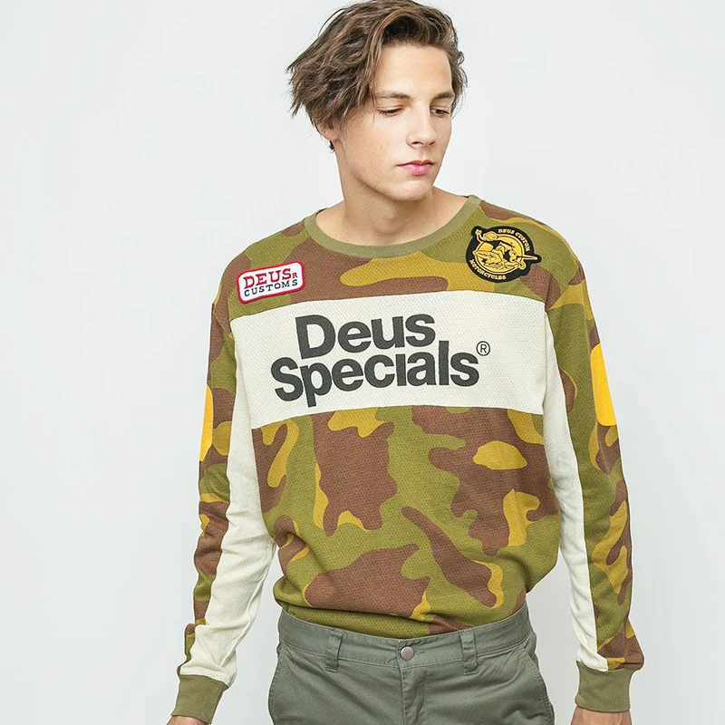 DEUS EX MACHINA 오토바이 사이클링 엔듀로 Mtb 긴팔 셔츠, 다운힐 속건성 티셔츠, 모토크로스 산악자전거 의류