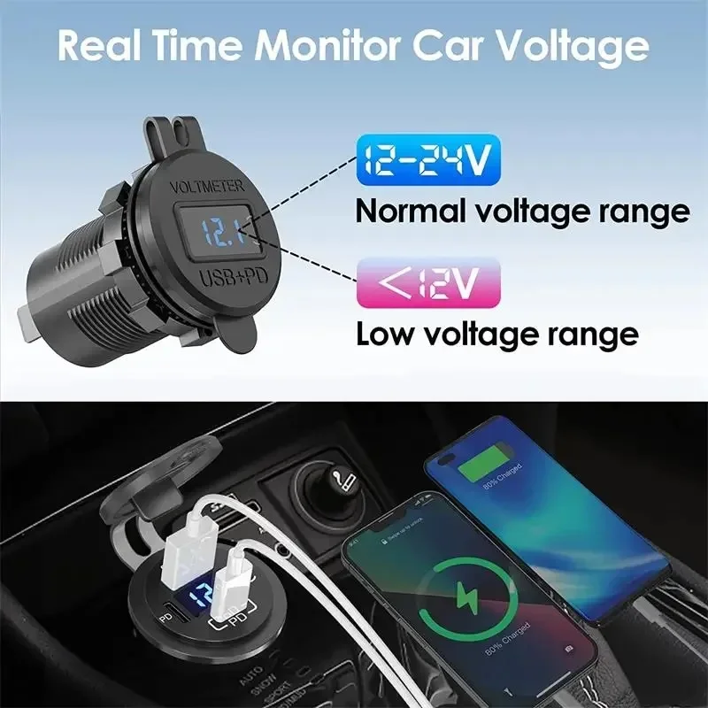   , ON-OFF ġ,  а,  PD  QC 3.0   , 12V, 24V ڵ 