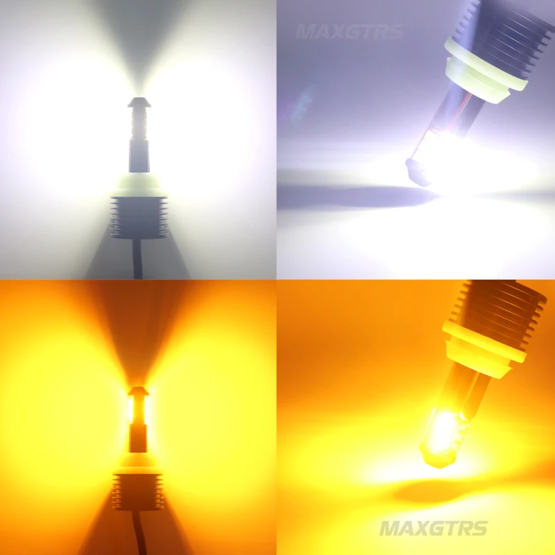 2x T20 7440 W21W 1156 BAU15S 3157 ڵ Led Ʈ ְ  Ʈ +  õ   Canbus DRL LED Ȱ ܺ 