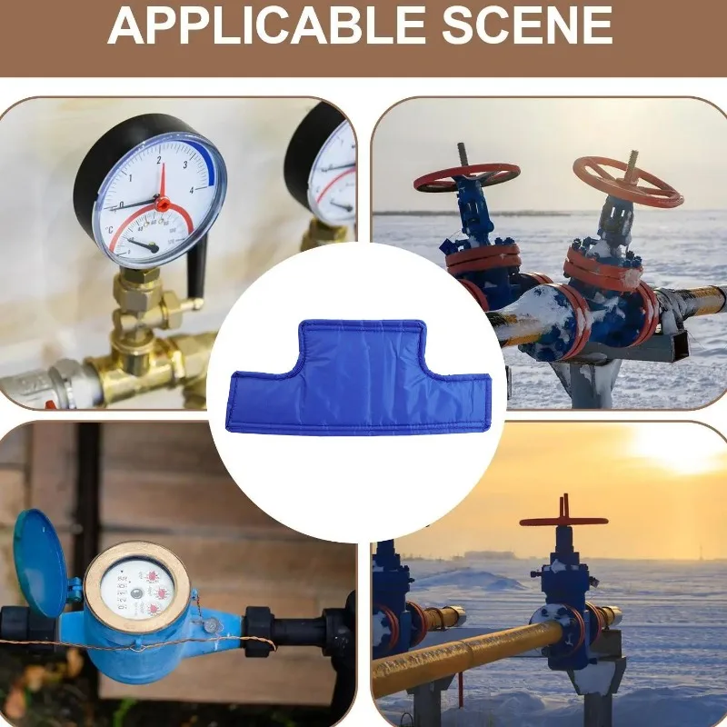 Outdoor Water Meter Insulation Sleeve - Waterproof & Winter-Resistant, 25x56cm