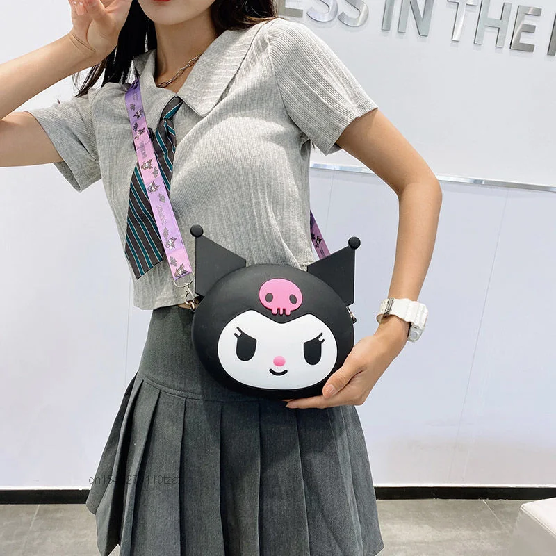 Kuromi mini Shoulder Messenger Bag YAKPAK Sanrio Japan 2023 –