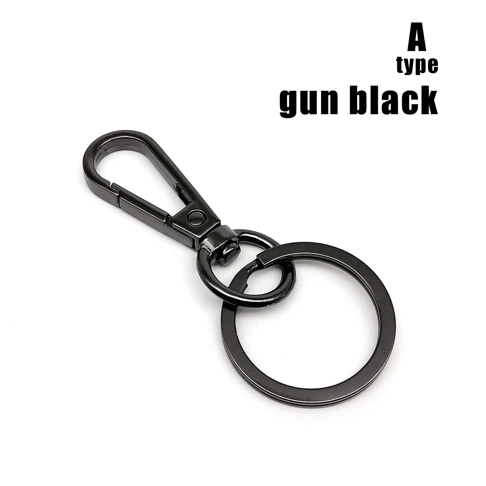 4048 Small Steel Key Ring Clip, Car Keychain Clip Key Ring Hook