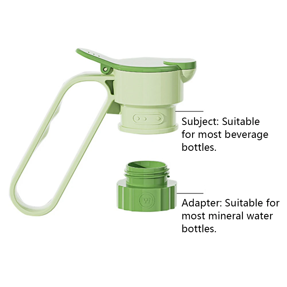 Oil Pourer Spout Food Grade Oils Bottle Stopper Cap Leak-Proof Dispenser Carry Handle Press Deflector Cup Cover Seasoning Nozzle