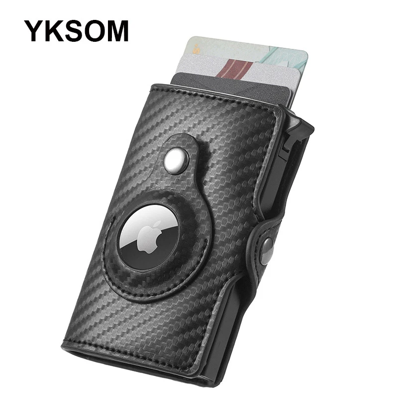 Airtag Wallet Luxury Leather Card Bag For Apple Airtags Tracker Anti