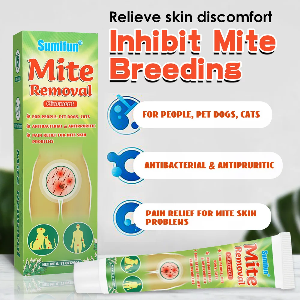

Sumifun Skin Mites and Pesticides Body Herbal Care Ointment K10043