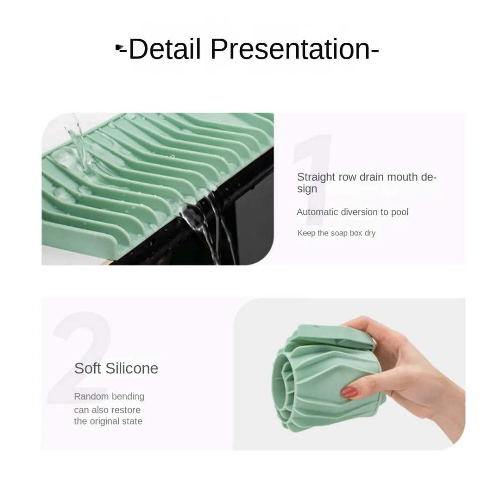 Silicone Kitchen Sink Drain Mat Anti Slip Splash Guard