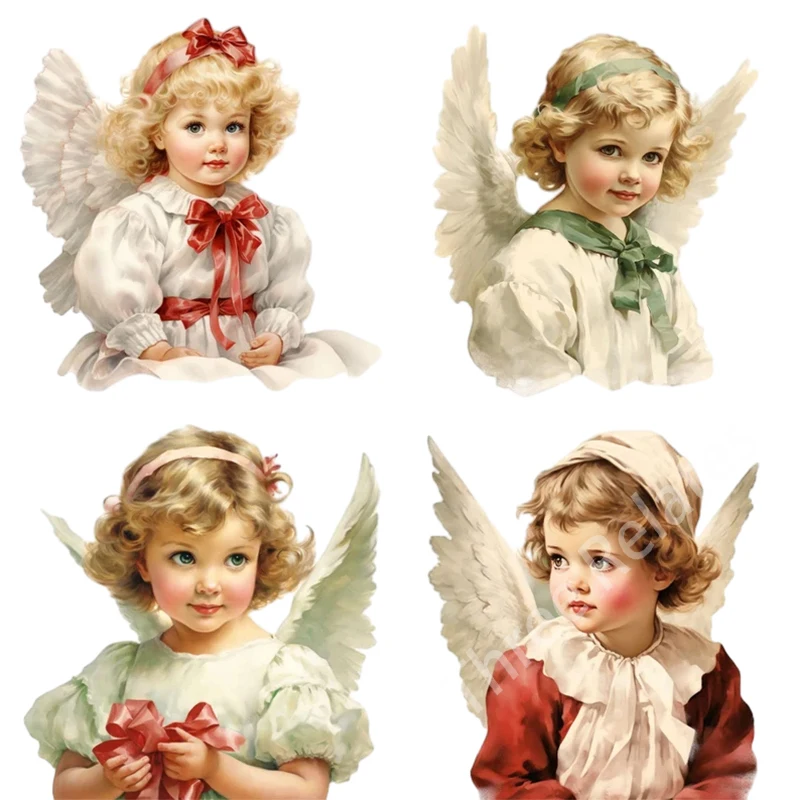 Tre Ratels Ql81 Kind Little Angel Home Decoration Art Wall Sticker Adesivo Impermeabile Per Auto
