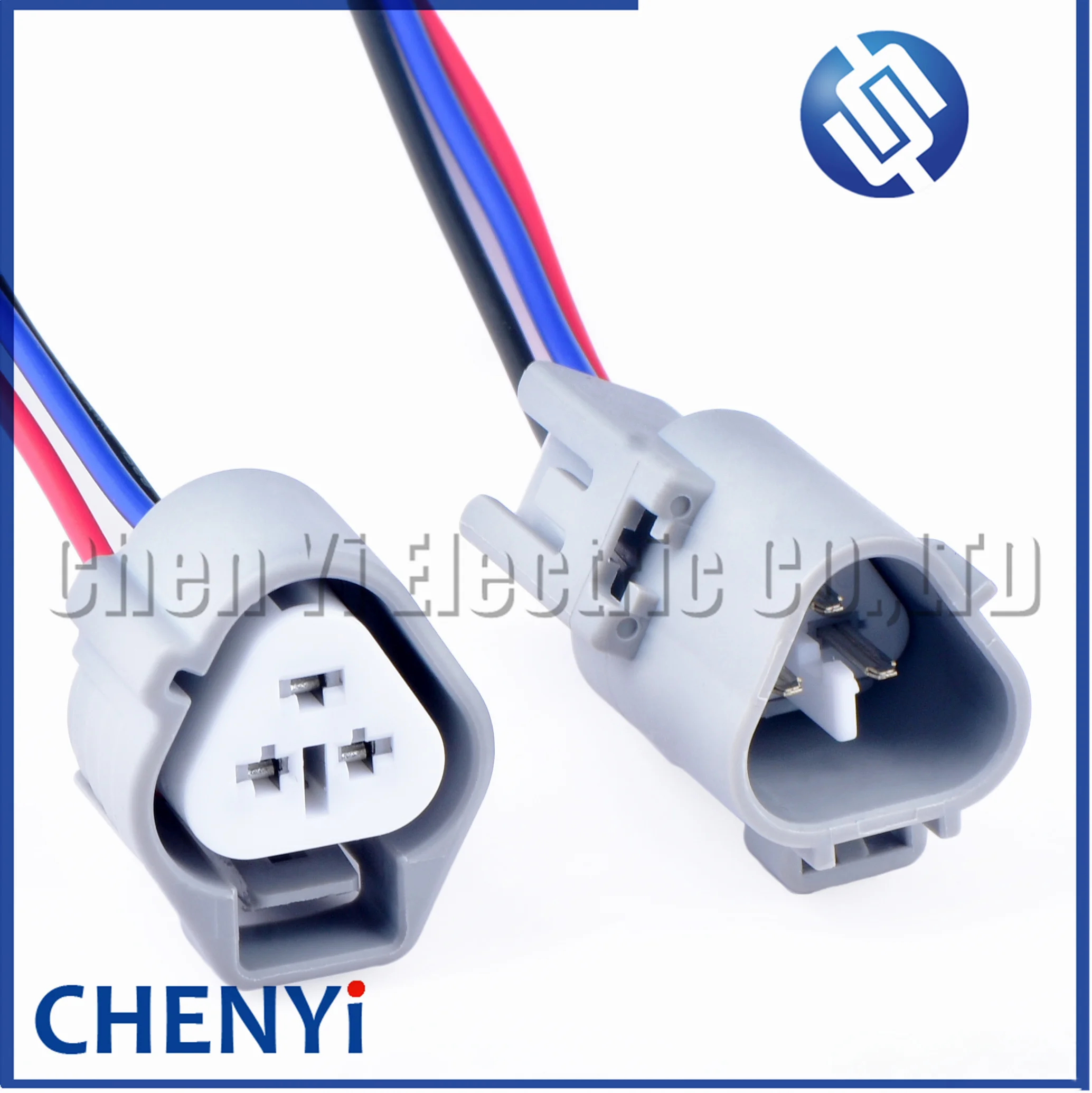 3 ピン自動防水ヘッドライトフォグランプモーターコネクタ