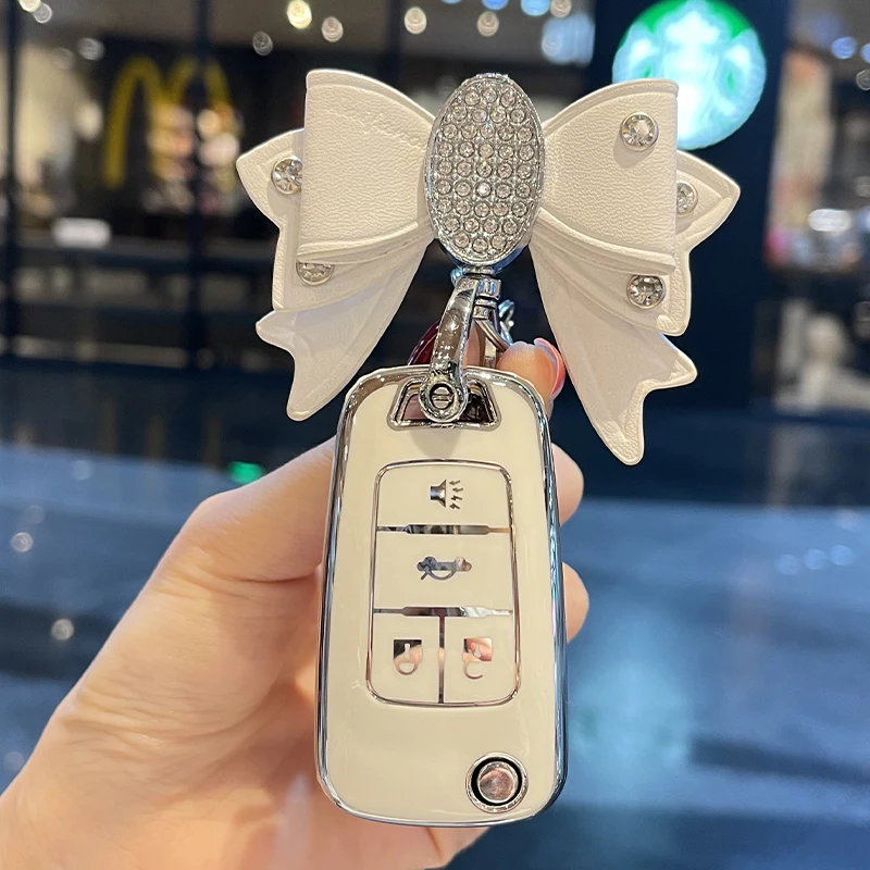 New TPU Car Key Case Cover Shell Fob For Buick VERANO ENCORE GX