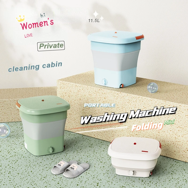 115LLargeCapacityFoldingWashingMachineSmallPortableHousehold