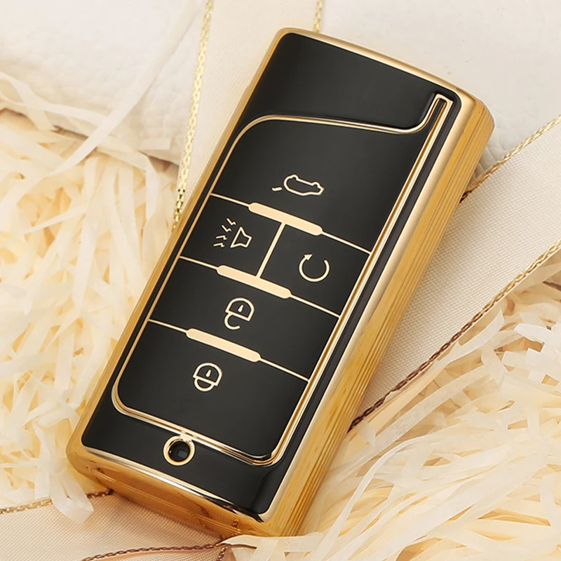 Tpu 5 Pulsanti Custodia Per Chiave A Distanza Per Auto Per Gac Trumpchi Gs4 Gm8 Ga3 Ga6 Sgs7 Ga4 Gs5 Gs3 Legend Gs8 Accessori Per La Protezione Automa