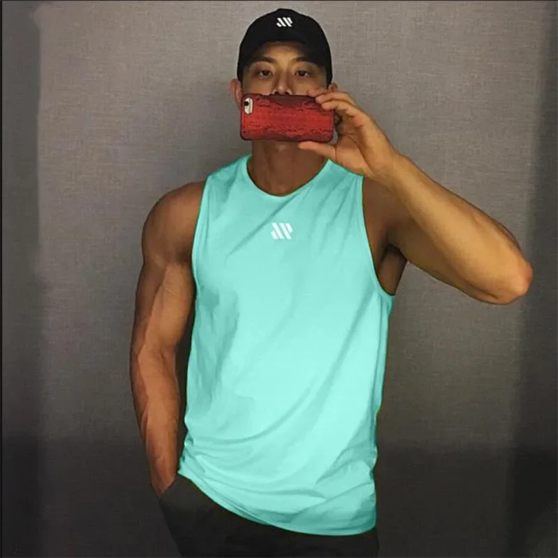 Bodybuilding Tank Tops Gym Workout Fitness Shirt Running