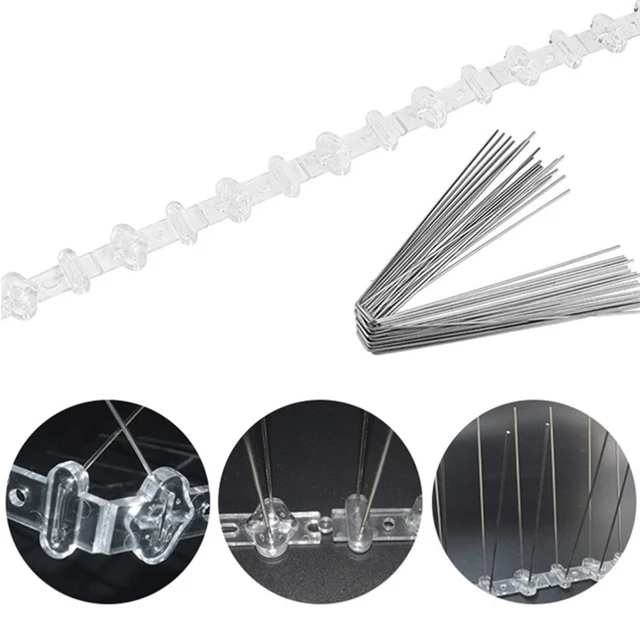 25 Cm -Es Madárcsökkentő Műanyag Madár Galamb Tüskék Anti -Madárgátellenes Tüske, Hogy Megszabaduljon A Galamboktól - Image 4