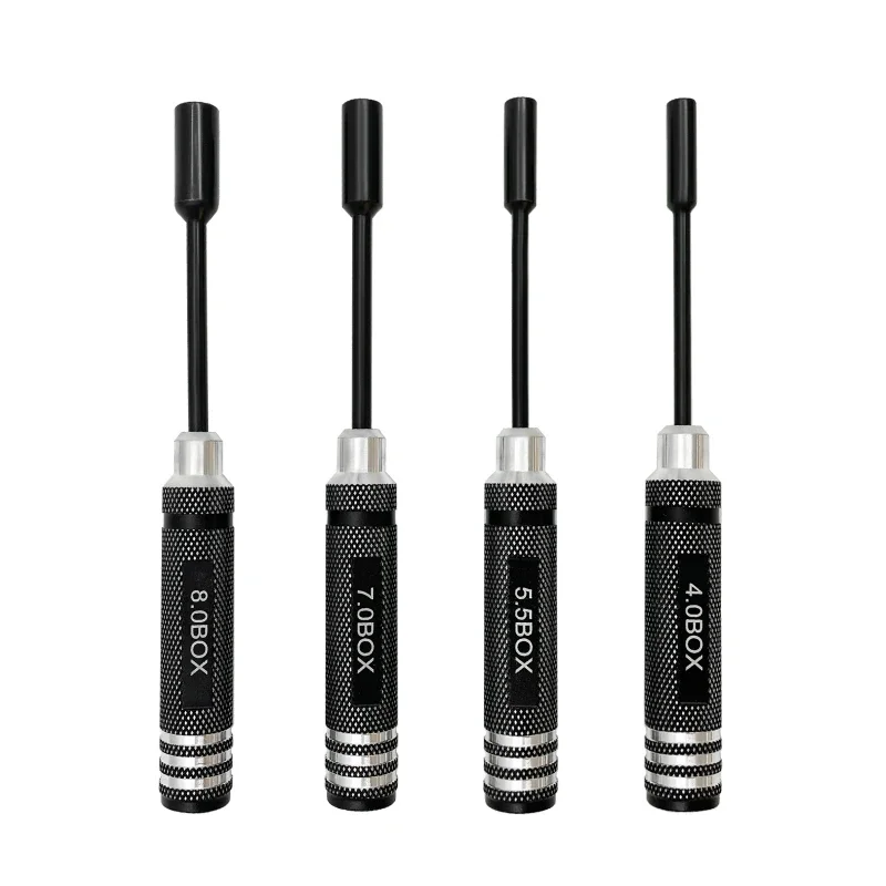 

4Pcs RC Metal Hex NUT Key Socket Screw Driver Wrench 4.0mm 5.5mm 7.0mm 8.0mm 80213 Tool Kit Buggy Truck Truggy Car