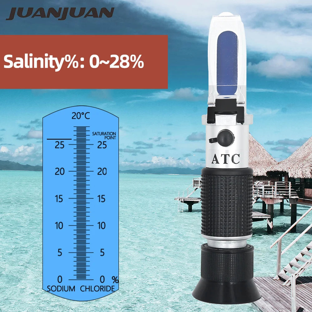 Salinometer Salt Refractometer for Sea Aquariums