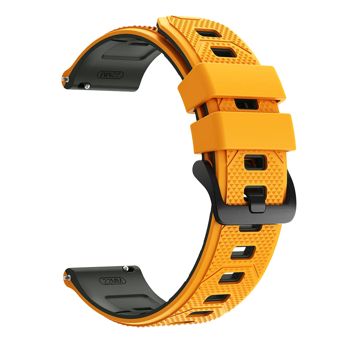 Enhanced Silicone Sport Strap - Premium Watch Band Bracelet 22mm Accessories