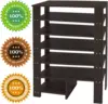 6 Tier Wood MDF Shelf Shoe Rack with One Footstool/Shoe Storage Shelves Free Standing Flat Shoe Racks Classic Style -103% 5
