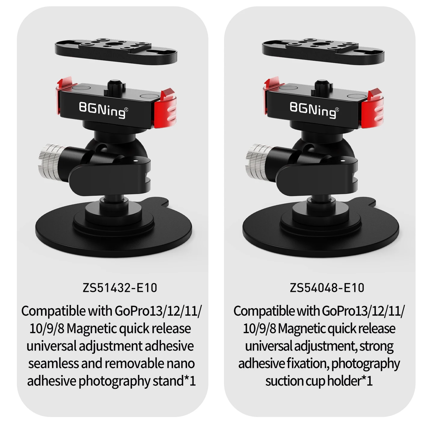 Für GoPro Insta360 DJI OSMO Pocket4 Kamera Motorrad Auto Windschutzscheibe Helmhalterung 1/4 Magnetische Flexible Klebebasis Aufkleber – Detail 40
